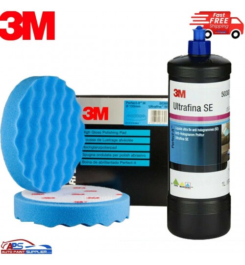 3M Ultrafina SE with 3M High Gloss Polishing Pads (2 Pads)